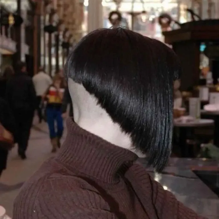 Edgy Asymmetrical Undercut Bob