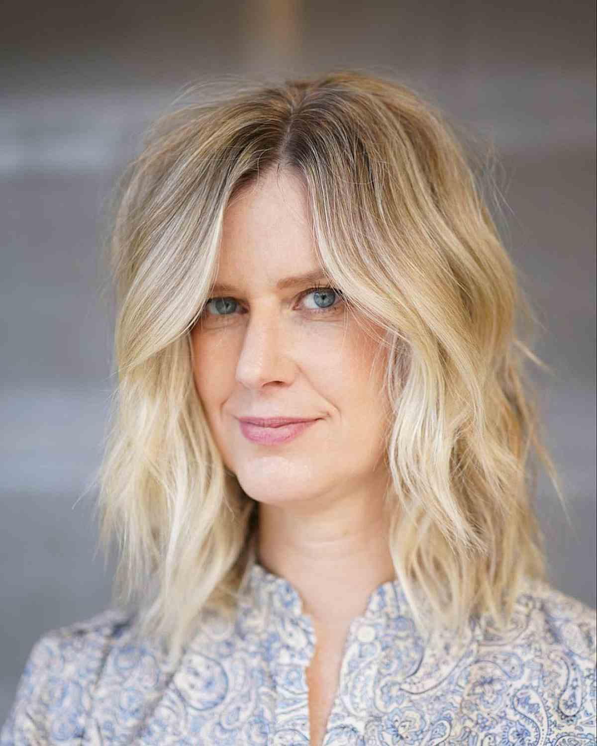 Sunlit Waves Shaggy Lob