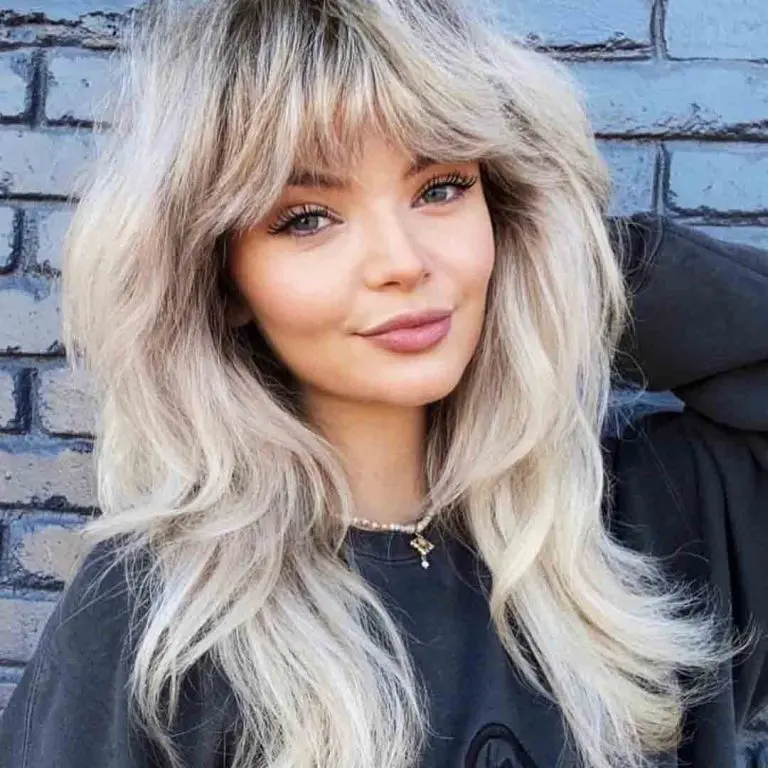 Golden Cascade Wolf Cut