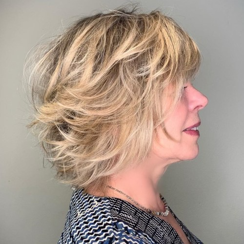 Sun-Kissed Tousled Bob
