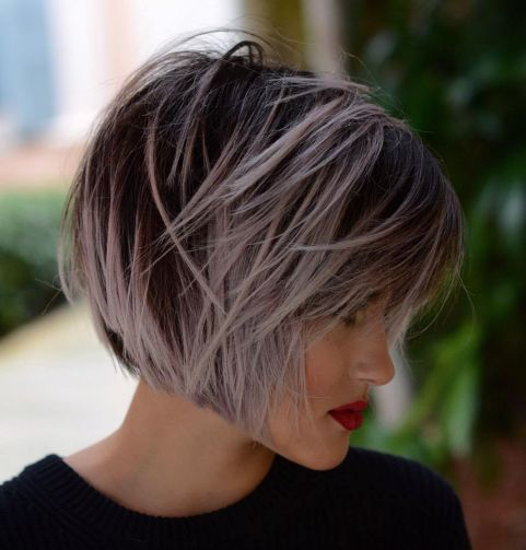 Textured Ash Blonde Bob