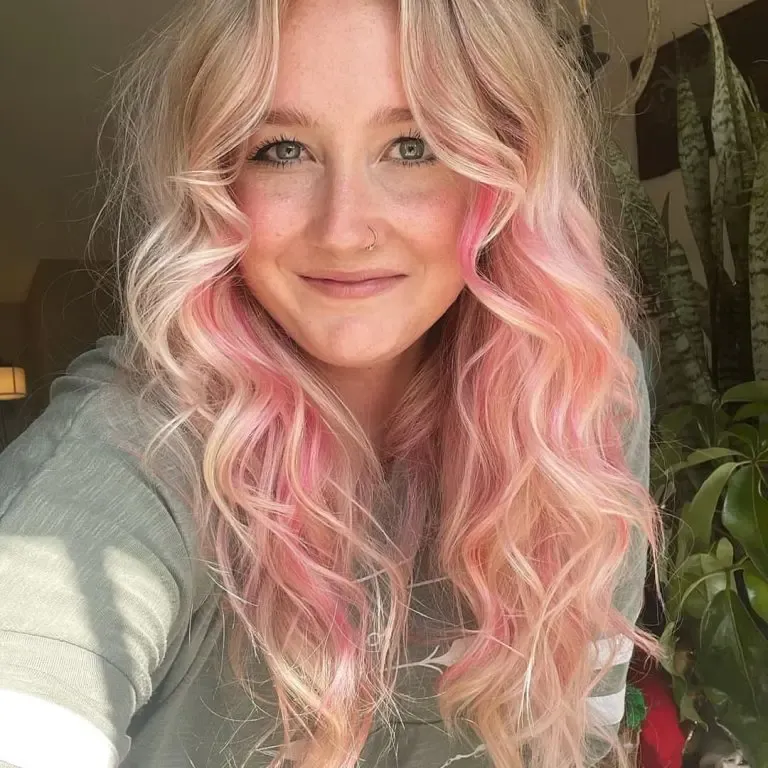 Pink Twilight Wolf Cut