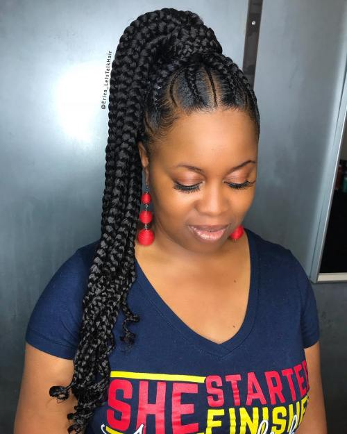 Bold & Beautiful Pink Goddess Cornrows