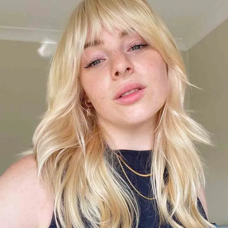 Golden Waves Wolf Cut