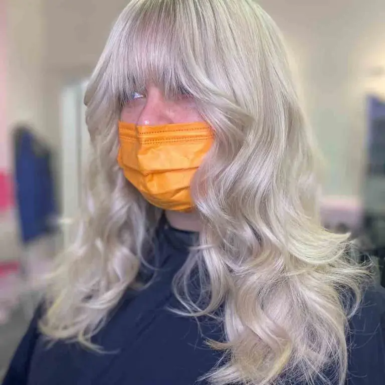 Platinum Breeze Wolf Cut