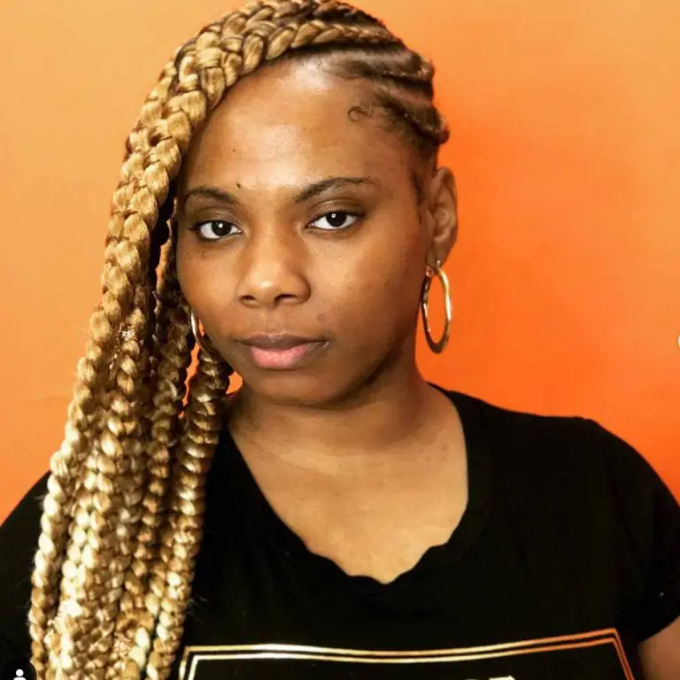 Classic Goddess Cornrows with Flowing Curls