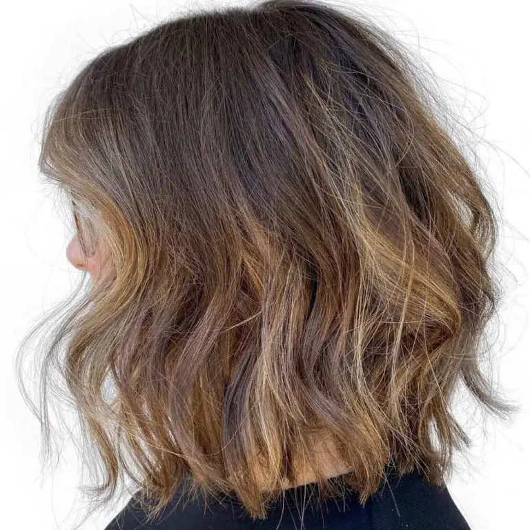 Soft Waves with Caramel Elegance