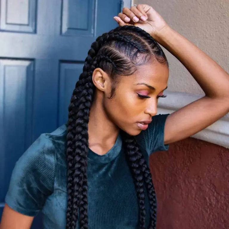 Elegant Goddess Cornrow Ponytail with Curly Ends