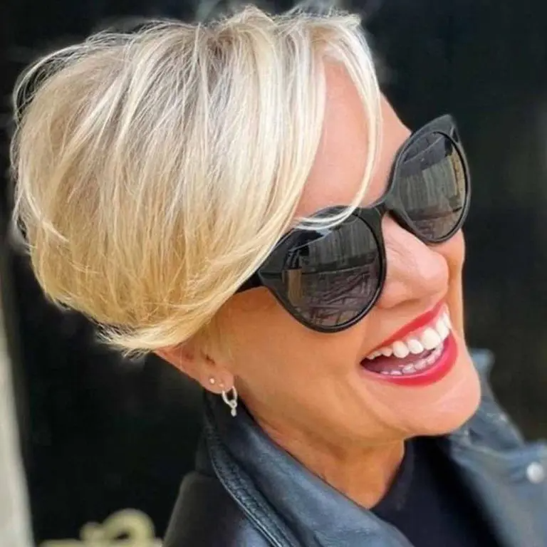 Sophisticated Ash Blonde Pixie