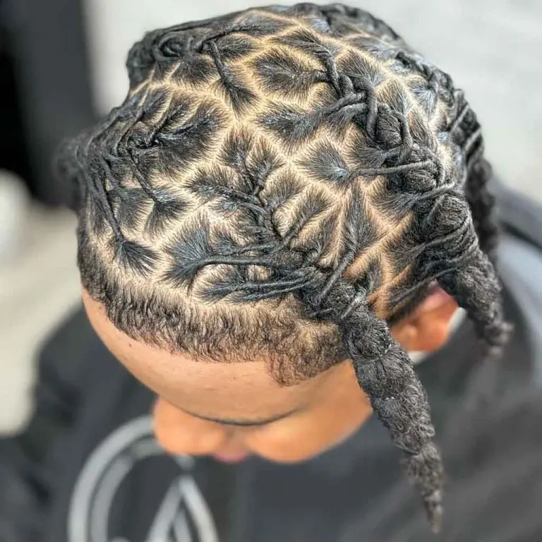 Leaf-Inspired Artistic Locs