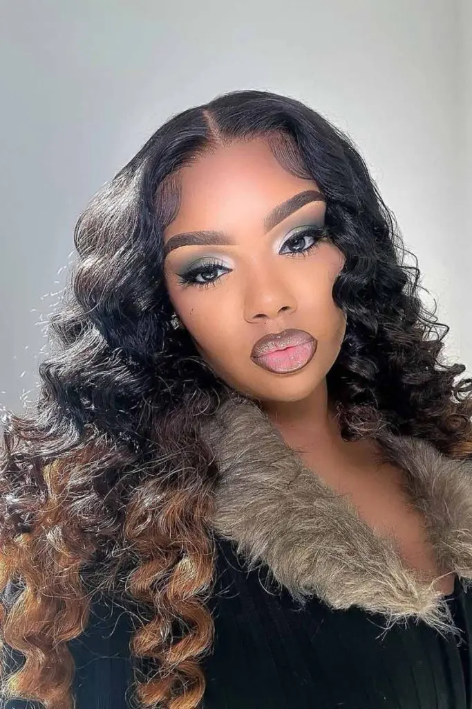 Bold Ombre Glam Waves