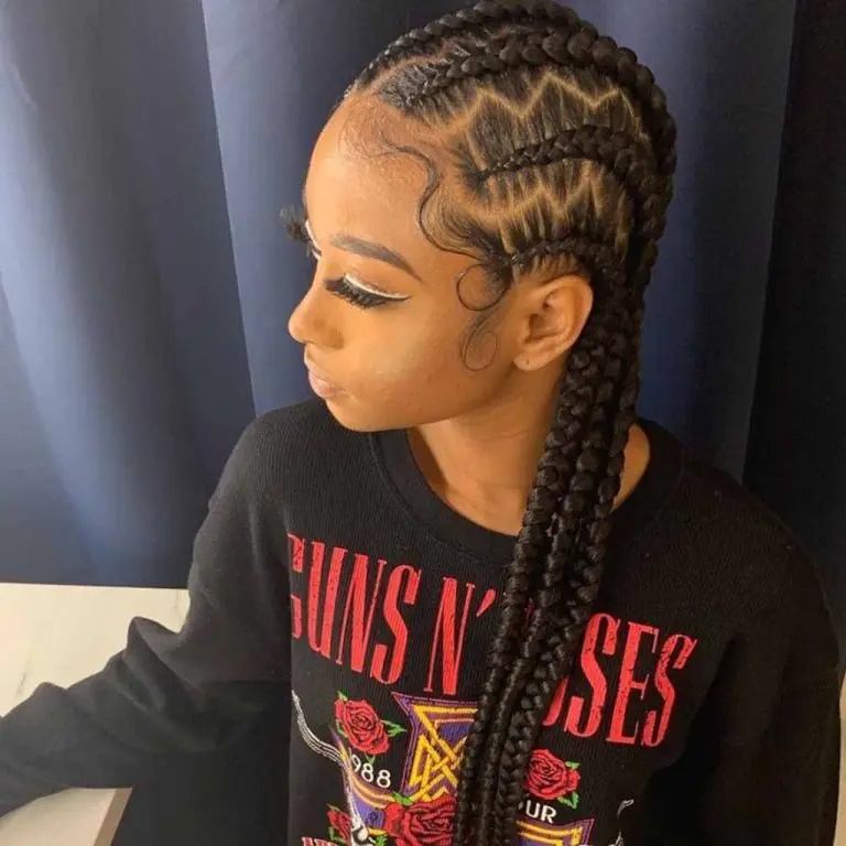 Intricate Goddess Cornrows with Long Braids