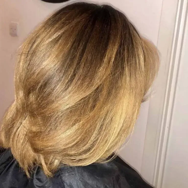 Elegant Layered Silk Press