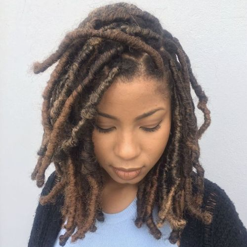 Honey Brown Creative Locs