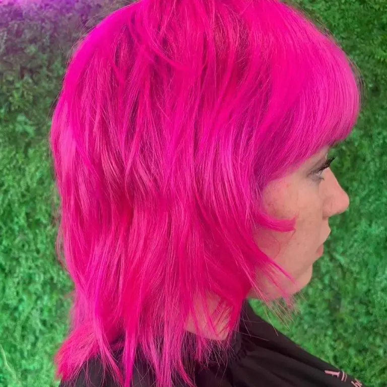 Neon Bliss Wolf Cut