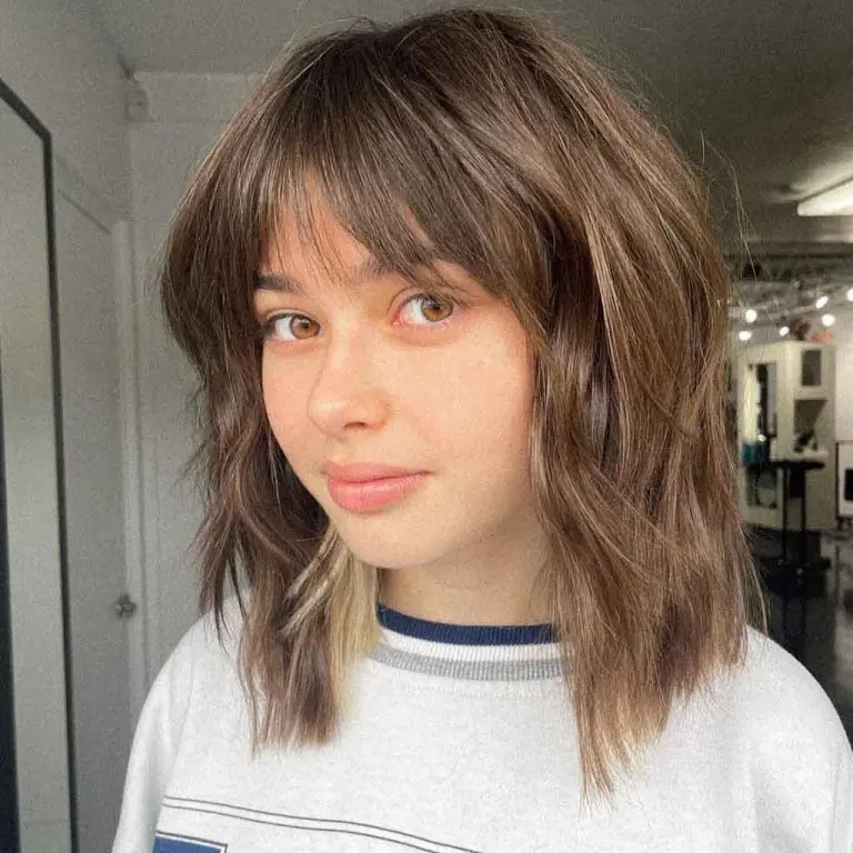 Trendy Textured Shag Lob